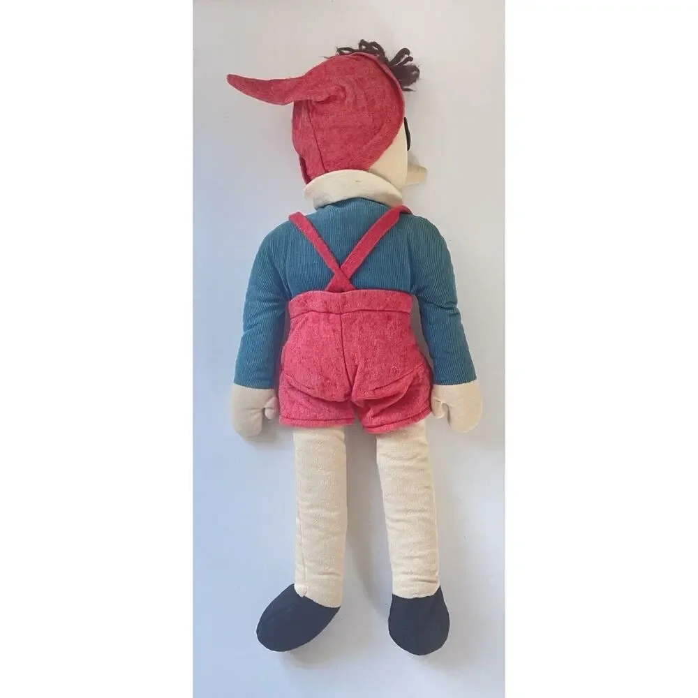 Vtg Pinocchio Plush Doll Stuffed Toy Fabric Felt Corduroy Yarn Hair Cuddle Toys